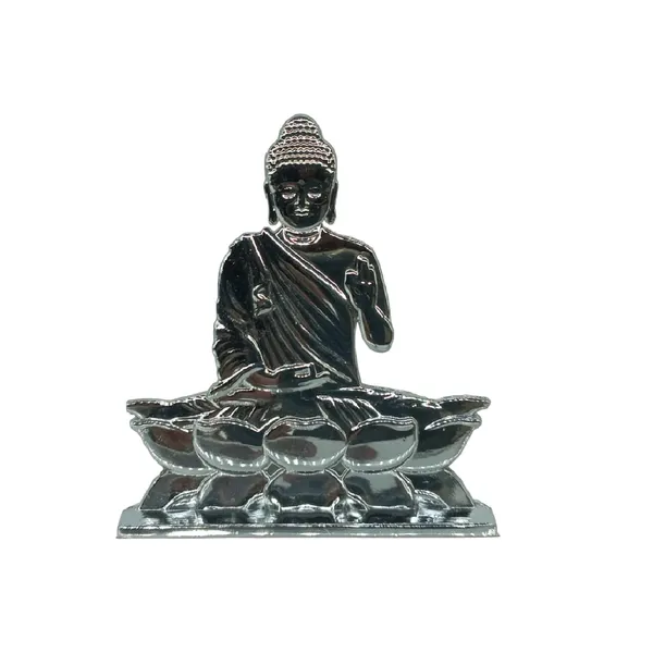 Lord_Gautam_Buddha_Silver_Colour_Idol_Figure_For_Desk_Table_&_Car_Dashboard_Metal_Figure_Accessory_Figurine_Model_4_(6.5_Cm)