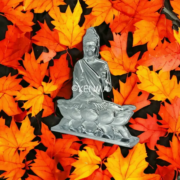 Lord_Gautam_Buddha_Silver_Colour_Idol_Figure_For_Desk_Table_&_Car_Dashboard_Metal_Figure_Accessory_Figurine_Model_4_(6.5_Cm)