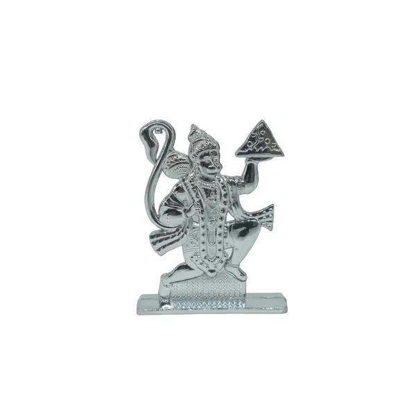Lord_Hanuman_Flying_Silver_Colour_Model_2_Idol_Figure_For_Desk_Table_&_Car_Dashboard_Metal_Figure_Accessory_Figurine_Model_9_(6.5_Cm)