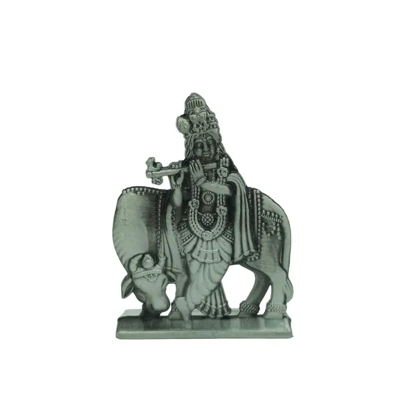 Lord_Krishna_Murti_Idol_Figure_For_Desk_Table_&_Metal_Colour_Car_Dashboard_Metal_Figure_Accessory_Figurine_Model_3_(6.5_Cm)