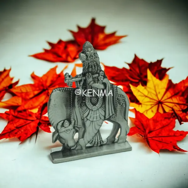Lord_Krishna_Murti_Idol_Figure_For_Desk_Table_&_Metal_Colour_Car_Dashboard_Metal_Figure_Accessory_Figurine_Model_3_(6.5_Cm)