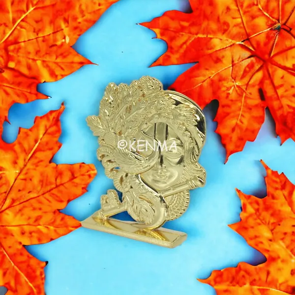 Lord_Krishna_Face_Golden_Murti_Idol_Figure_For_Desk_Table_&_Car_Dashboard_Metal_Figure_Accessory_Figurine_Model_7_(6.5_Cm)