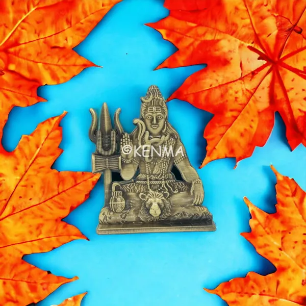 Lord_Shiv_Shankar_Murti_Idol_Brass_Colour_Figure_For_Desk_Table_&_Car_Dashboard_Metal_Figure_Accessory_Figurine_Model_2_(6.5_Cm)