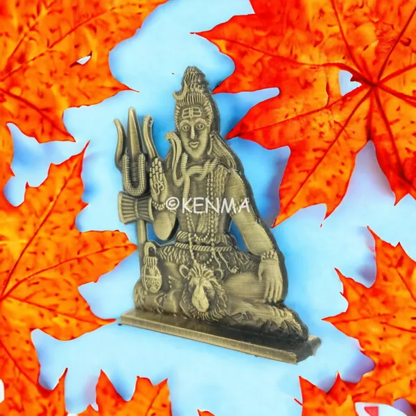 Lord_Shiv_Shankar_Murti_Idol_Brass_Colour_Figure_For_Desk_Table_&_Car_Dashboard_Metal_Figure_Accessory_Figurine_Model_2_(6.5_Cm)