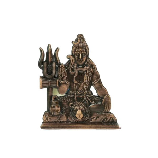 Lord_Shiv_Shankar_Murti_Idol_Metal_Colour_Figure_For_Desk_Table_&_Car_Dashboard_Metal_Figure_Accessory_Figurine_Model_4_(6.5_Cm)
