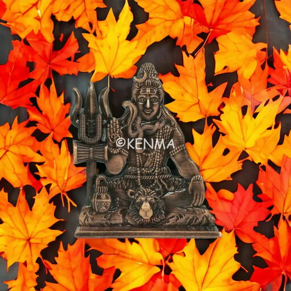 Lord_Shiv_Shankar_Murti_Idol_Metal_Colour_Figure_For_Desk_Table_&_Car_Dashboard_Metal_Figure_Accessory_Figurine_Model_4_(6.5_Cm)