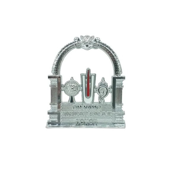 Lord_Tirupati_Balaji_Metal_Colour_Idol_Figure_For_Desk_Table_&_Car_Dashboard_Metal_Figure_Accessory_Figurine_Model_5_(6.5_Cm)