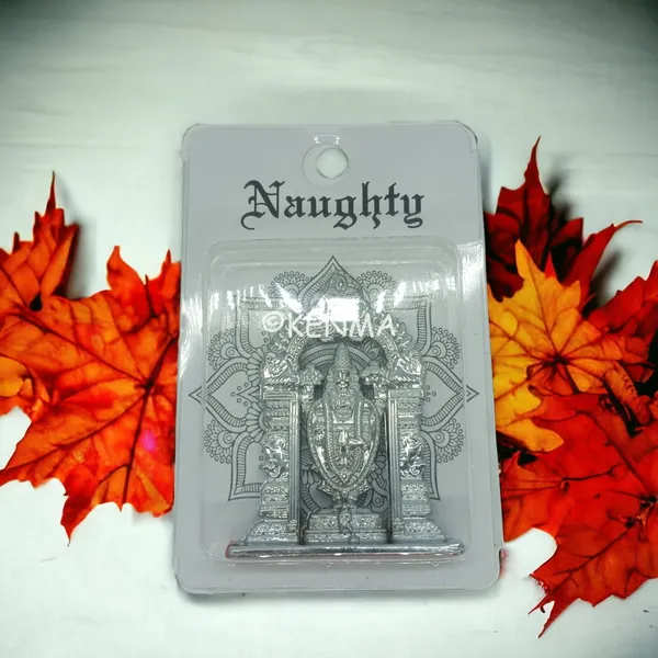 Lord_Tirupati_Balaji_Silver_Colour_Idol_Figure_For_Desk_Table_&_Car_Dashboard_Metal_Figure_Accessory_Figurine_Model_9_(6.5_Cm)