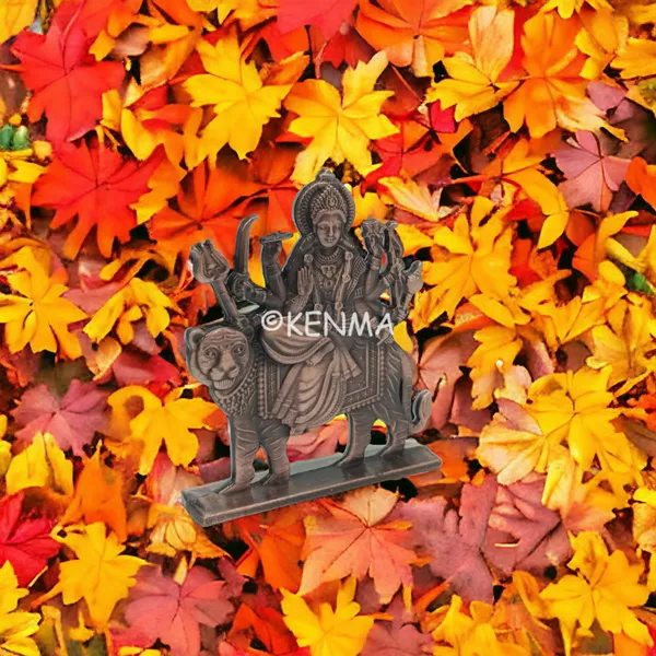 Maa_Durga_Copper_Colour_Idol_Figure_For_Desk_Table_&_Car_Dashboard_Metal_Figure_Accessory_Figurine_Model_2_(6.5_Cm)