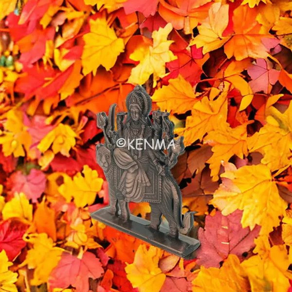 Maa_Durga_Copper_Colour_Idol_Figure_For_Desk_Table_&_Car_Dashboard_Metal_Figure_Accessory_Figurine_Model_2_(6.5_Cm)