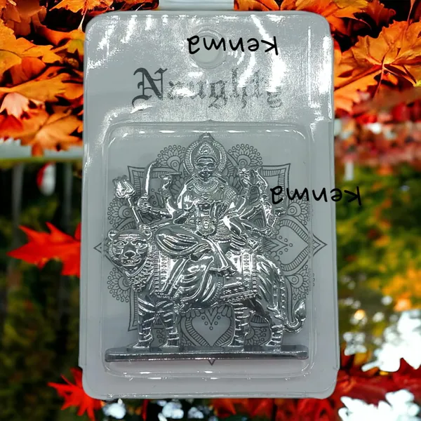 Maa_Durga_Silver_Colour_Idol_Figure_For_Desk_Table_&_Car_Dashboard_Metal_Figure_Accessory_Figurine_Model_4_(6.5_Cm)