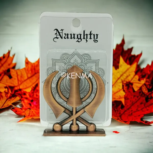 Sikh_Religious_Symbol_Khanda_Sahib_Colour_Brass_Idol_Figure_For_Desk_Table_&_Car_Dashboard_Metal_Figure_Accessory_Figurine_Model_1_(6.5_Cm)