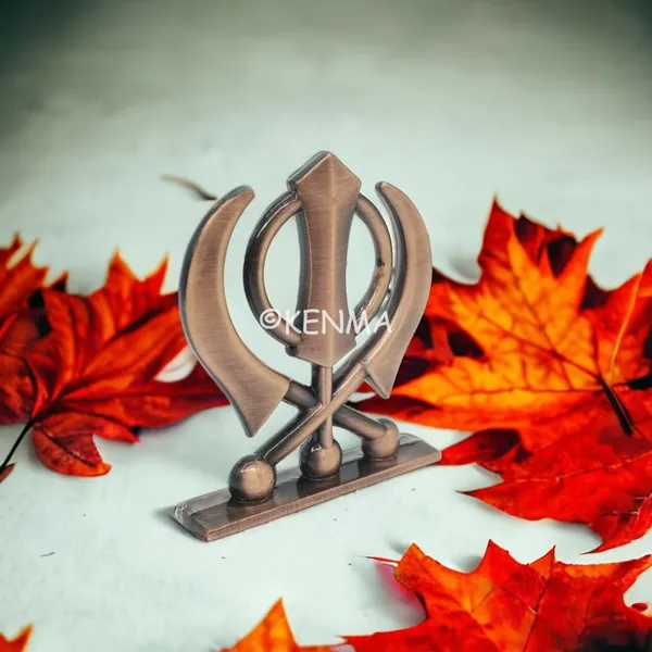 Sikh_Religious_Symbol_Khanda_Sahib_Colour_Brass_Idol_Figure_For_Desk_Table_&_Car_Dashboard_Metal_Figure_Accessory_Figurine_Model_1_(6.5_Cm)
