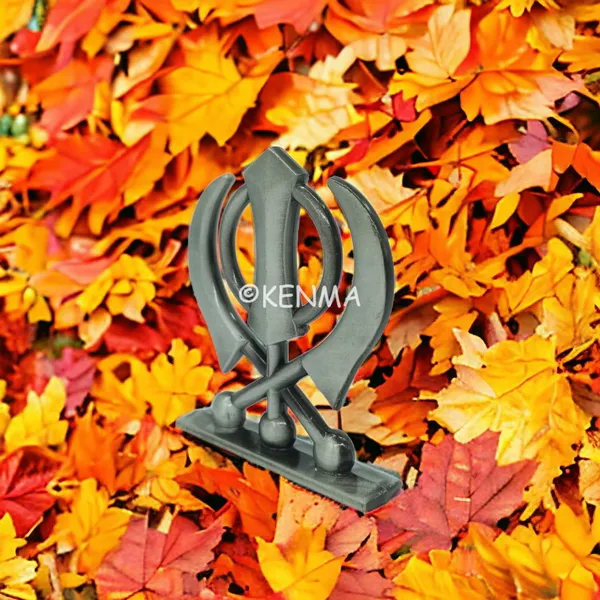 Sikh_Religious_Symbol_Khanda_Sahib_Colour_Metal_Idol_Figure_For_Desk_Table_&_Car_Dashboard_Metal_Figure_(6.5_Cm)