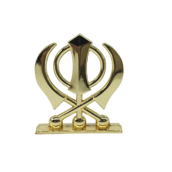Sikh_Religious_Symbol_Khanda_Sahib_Golden_Idol_Figure_For_Desk_Table_&_Car_Dashboard_Metal_Figure_Accessory_Figurine_Model_4_(6.5_Cm)