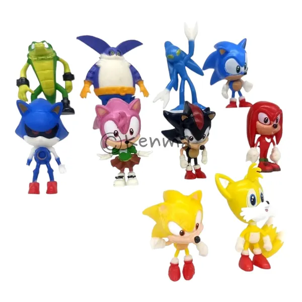 __Sonic_Action_Figures_Set_Of_10_Hedgehog_Action_Figures_Sonic,_Knuckles,_Tails,Vector_Crocodile,_Limited_Edition_Pvc_Figure