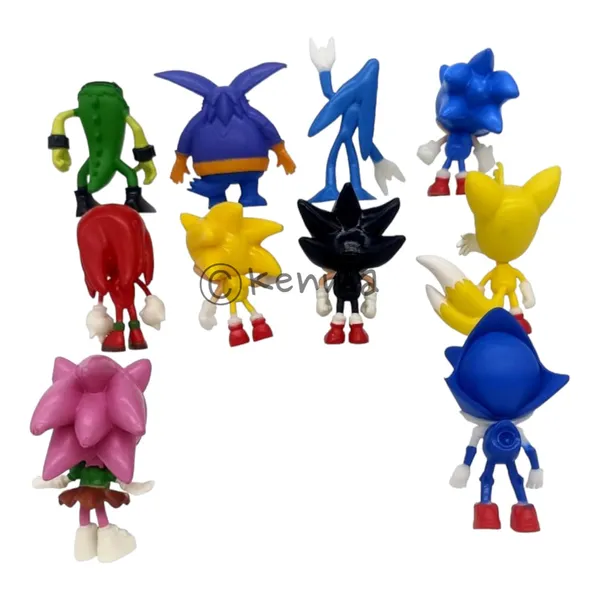 __Sonic_Action_Figures_Set_Of_10_Hedgehog_Action_Figures_Sonic,_Knuckles,_Tails,Vector_Crocodile,_Limited_Edition_Pvc_Figure