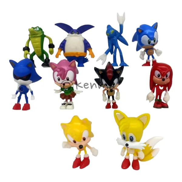 __Sonic_Action_Figures_Set_Of_10_Hedgehog_Action_Figures_Sonic,_Knuckles,_Tails,Vector_Crocodile,_Limited_Edition_Pvc_Figure