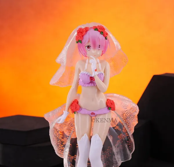 Re_Zero_Ram_Red_Bridal_Precious_Figure_Pvc_Anime_Collatable_Model_Pvc_(24_Cm)