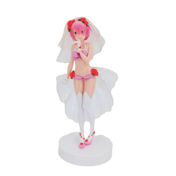 Re_Zero_Ram_Red_Bridal_Precious_Figure_Pvc_Anime_Collatable_Model_Pvc_(24_Cm)