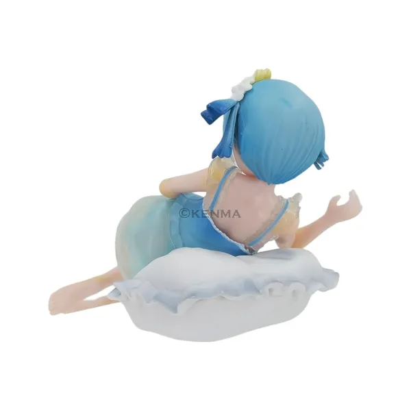 Anime_Doll_Ichiban_Kuji_Re_Zero_Sleeping_Tea_Party_Last_One_Award_Rem_Wake_Up_Figure_Model_Pvc_(16L_X_8W_X_5H_Cm)