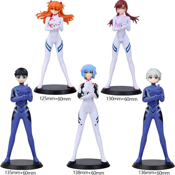 Evangelion_Action_Figures_Set_Of_5_Driving_Suit_Figure_Pvc_(14L_X_4W_X_13H_Cm)