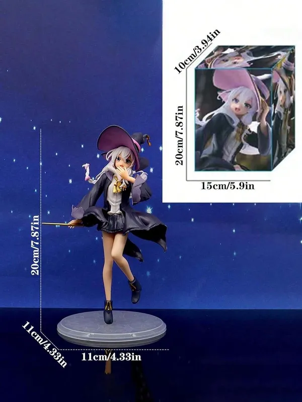 Wandering_Witch_The_Journey_Of_Elaina_Witch_Dress_Version_Anime_Action_Figure_Character_Model_Pvc_(13L_X_10W_X_20H_Cm)