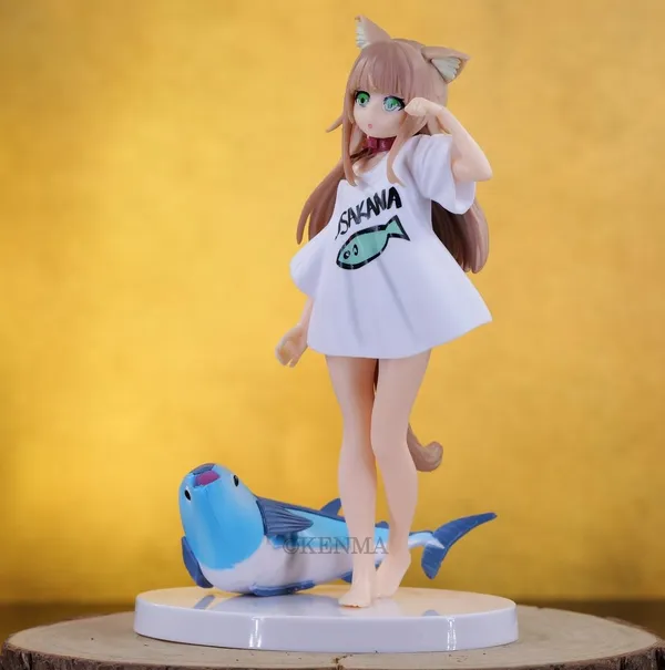 Cute_Cat_Girl_Figure_Kinako_Cartoon_Q_Figures_Standing_Pvc_Statue_Model2_Pvc_(21_Cm)