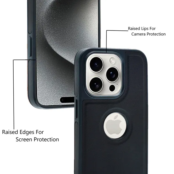 Black_Artificial_Leather_iPhone_15_Pro_Max_Mobile_Cover