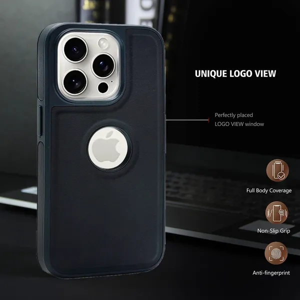 Black_Artificial_Leather_iPhone_15_Pro_Max_Mobile_Cover