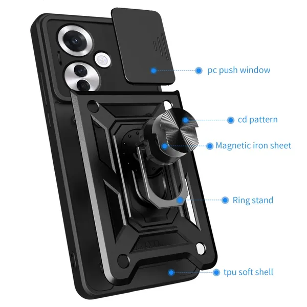 Black_Polycarbonate_Oppo_F25_Pro_5G_Mobile_Cover