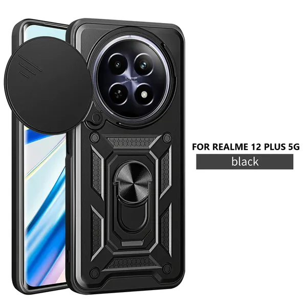 Black_Polycarbonate_Realme_12_Plus_5G_Mobile_Cover