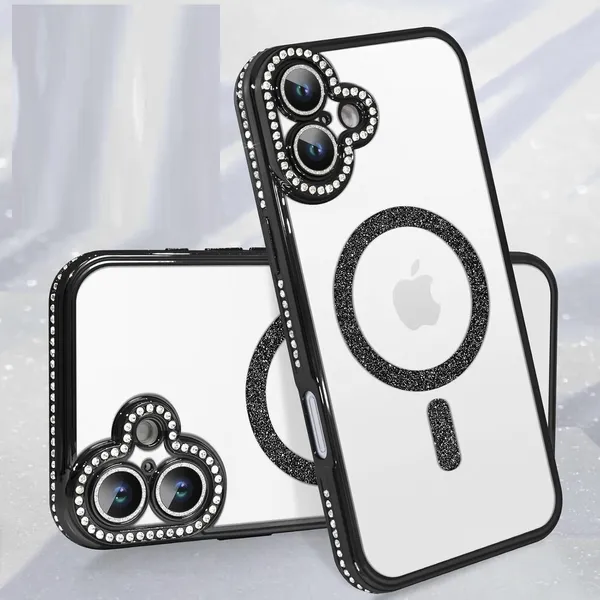 Black_TPU_Transparent_Glitter_iPhone_16_Mobile_Cover