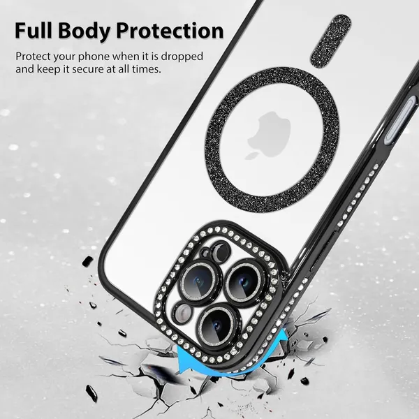 Black_TPU_Transparent_Glitter_iPhone_16_Pro_Max_Mobile_Cover