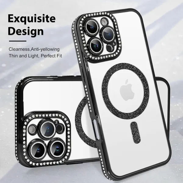 Black_TPU_Transparent_Glitter_iPhone_16_Pro_Max_Mobile_Cover