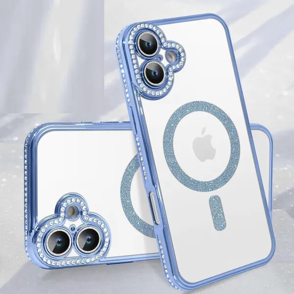 Blue_TPU_Transparent_Glitter_iPhone_16_Mobile_Cover