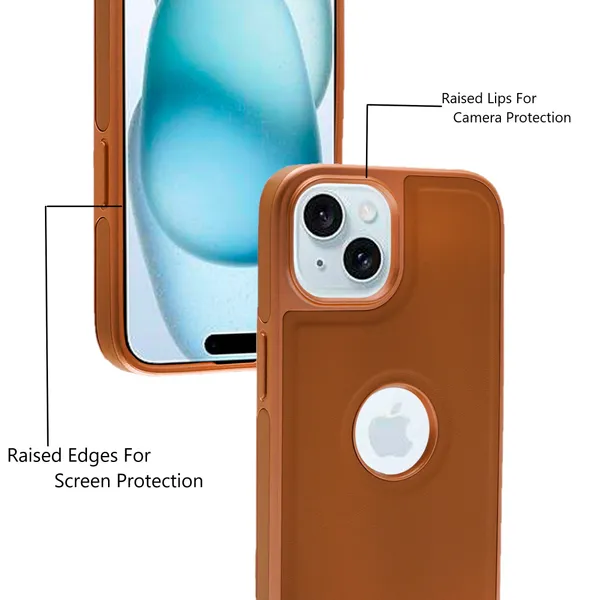 Brown_Artificial_Leather_iPhone_15_Mobile_Cover