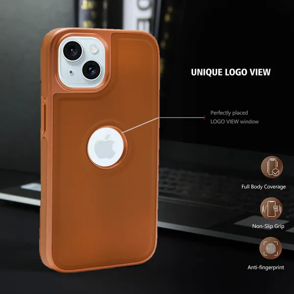 Brown_Artificial_Leather_iPhone_15_Mobile_Cover