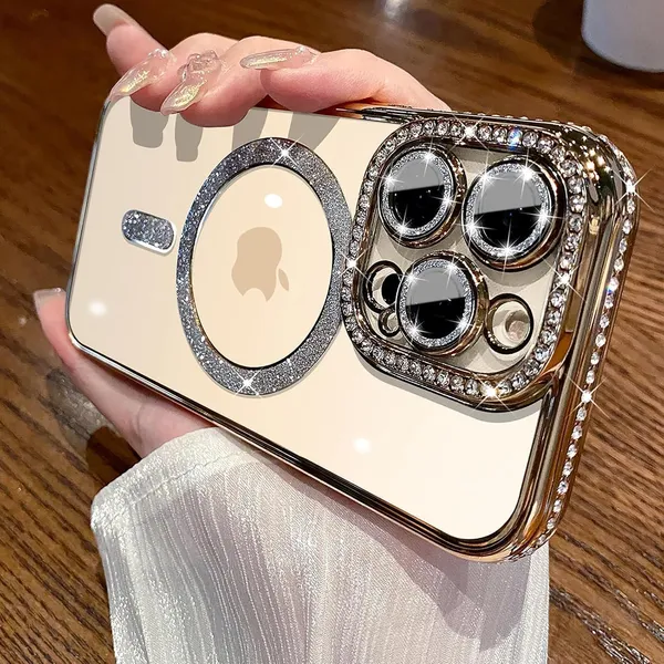 Gold_TPU_Transparent_Glitter_iPhone_16_Pro_Max_Mobile_Cover