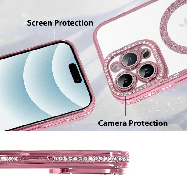 Rose_Gold_TPU_Transparent_Glitter_iPhone_16_Pro_Max_Mobile_Cover