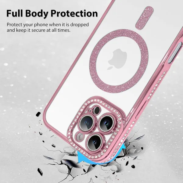 Rose_Gold_TPU_Transparent_Glitter_iPhone_16_Pro_Max_Mobile_Cover