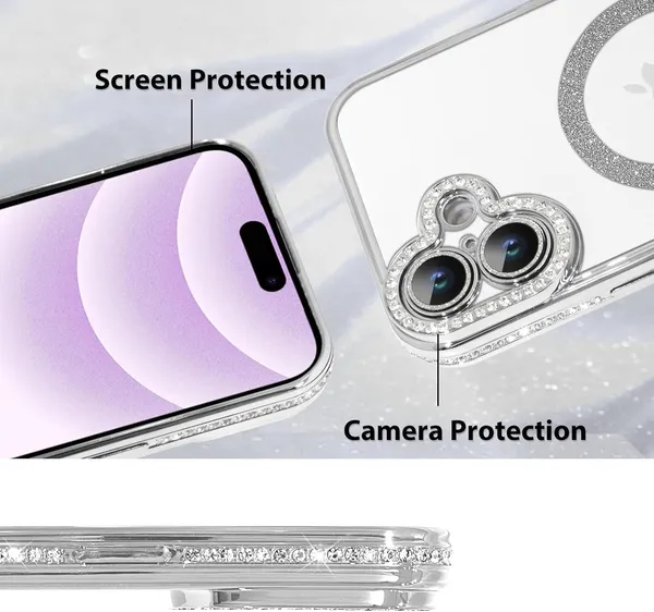 Silver_TPU_Transparent_Glitter_iPhone_16_Mobile_Cover
