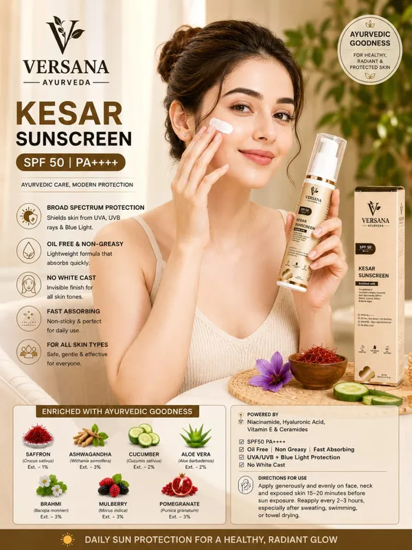 Versana_Ayurveda_Kesar_SPF_50_Sunscreen