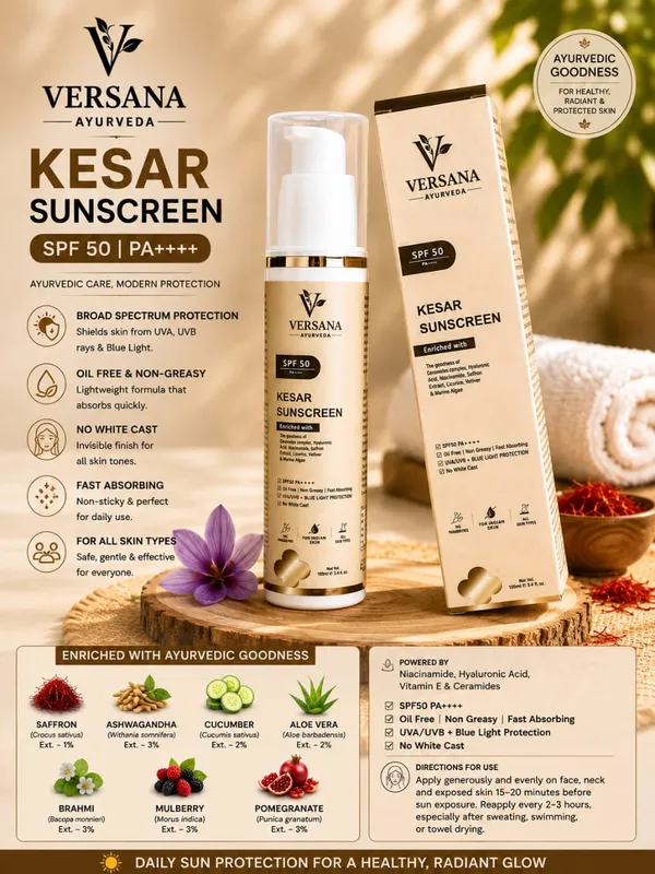Versana_Ayurveda_Kesar_SPF_50_Sunscreen