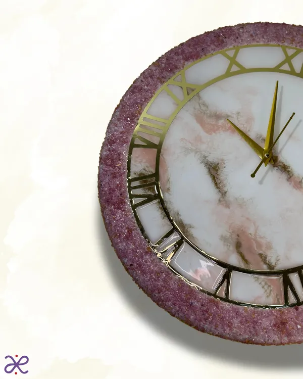 Blush_Luxe_Wall_Clock