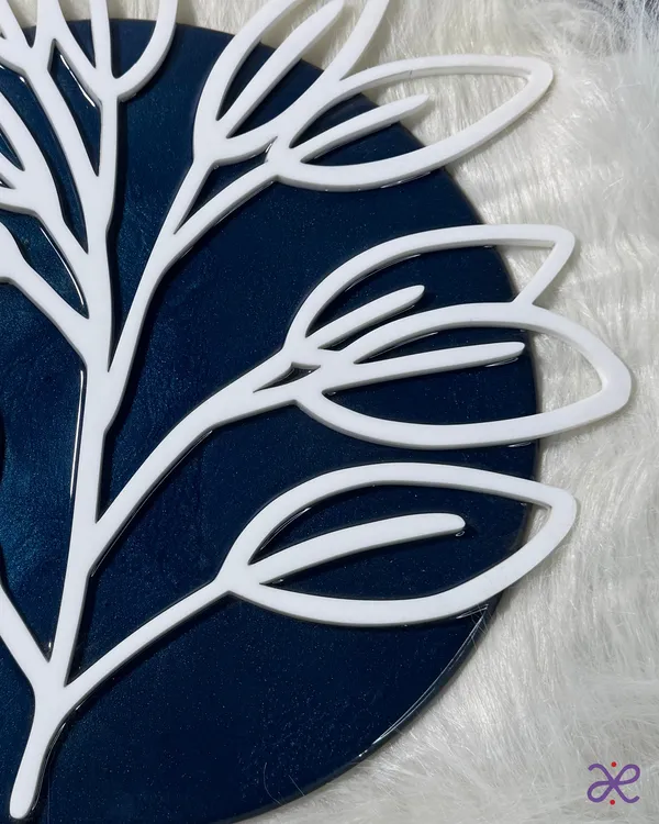 Blue_Leafy_Wall_Art