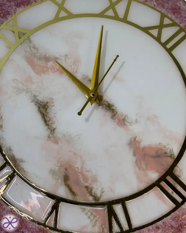Blush_Luxe_Wall_Clock
