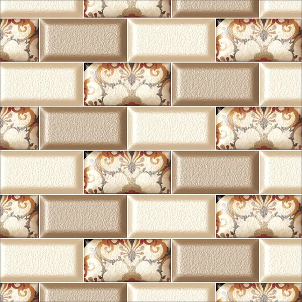 Floral_Brick_Vinyl_Wall_Stickers_Wallpaper_|_40x300_cm