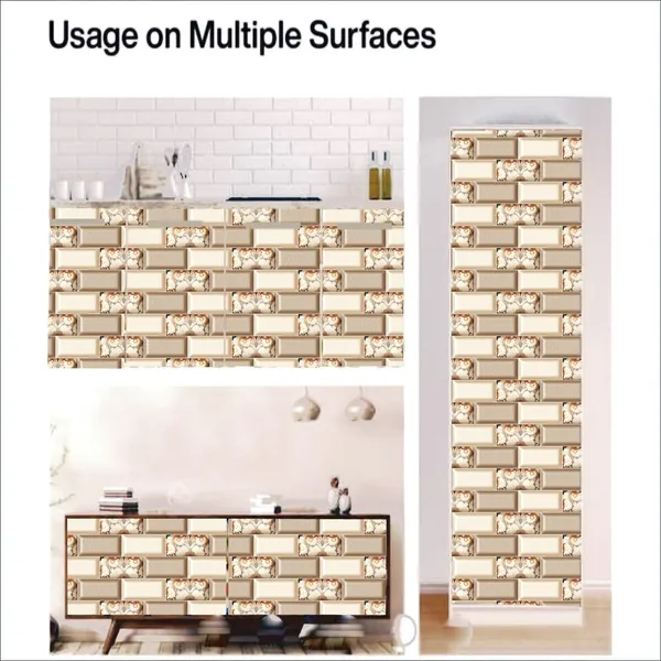 Floral_Brick_Vinyl_Wall_Stickers_Wallpaper_|_40x300_cm