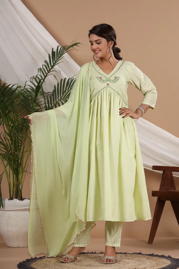 Cream_Premium_Cotton_Kurta_Set